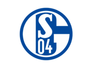 Blaues Schalke 04 Logo im Kreis
