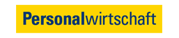 Schriftzug Personalwirtschaft auf gelbem Hintergrund